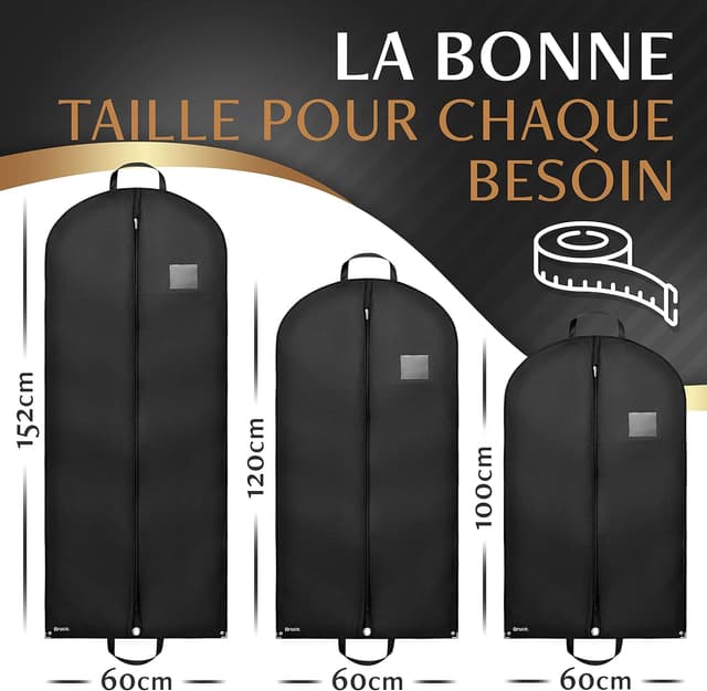 Thumbnail 5 de Bruce.® 7x Premium Housse Vetements 120x60cm