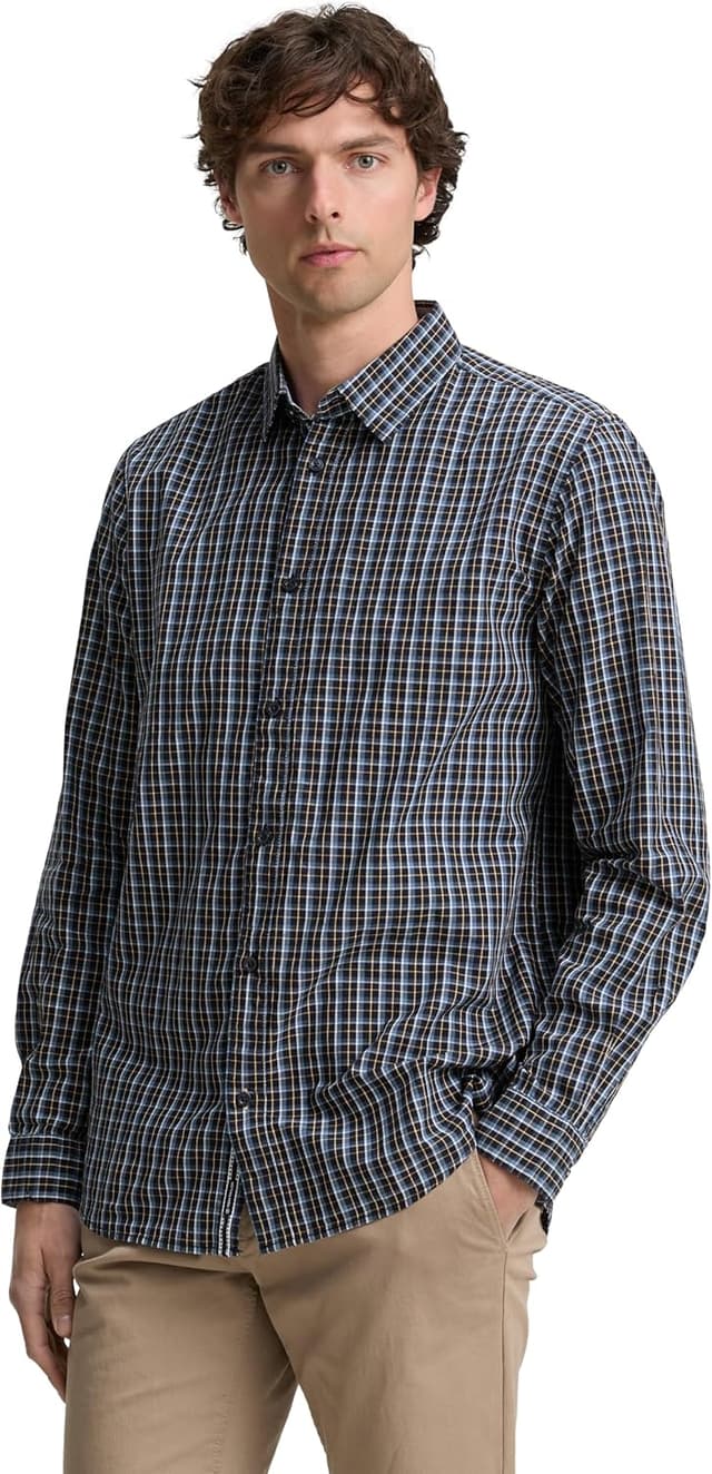 Detalle 2 de TOM TAILOR Camicia Uomo a maniche lunghe (modello 1045079)