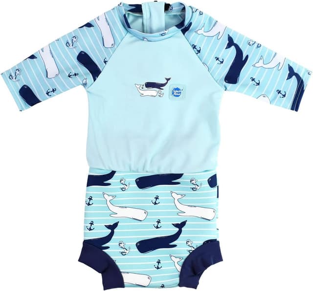 Detalle de Splash About Happy Nappy Sunsuit with built-in nappy and UPF50+ sun protection