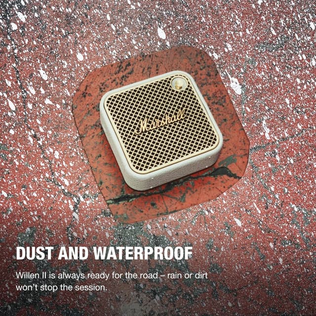 Detalle 2 de Marshall Willen II Bluetooth Portable Speaker (Cream)