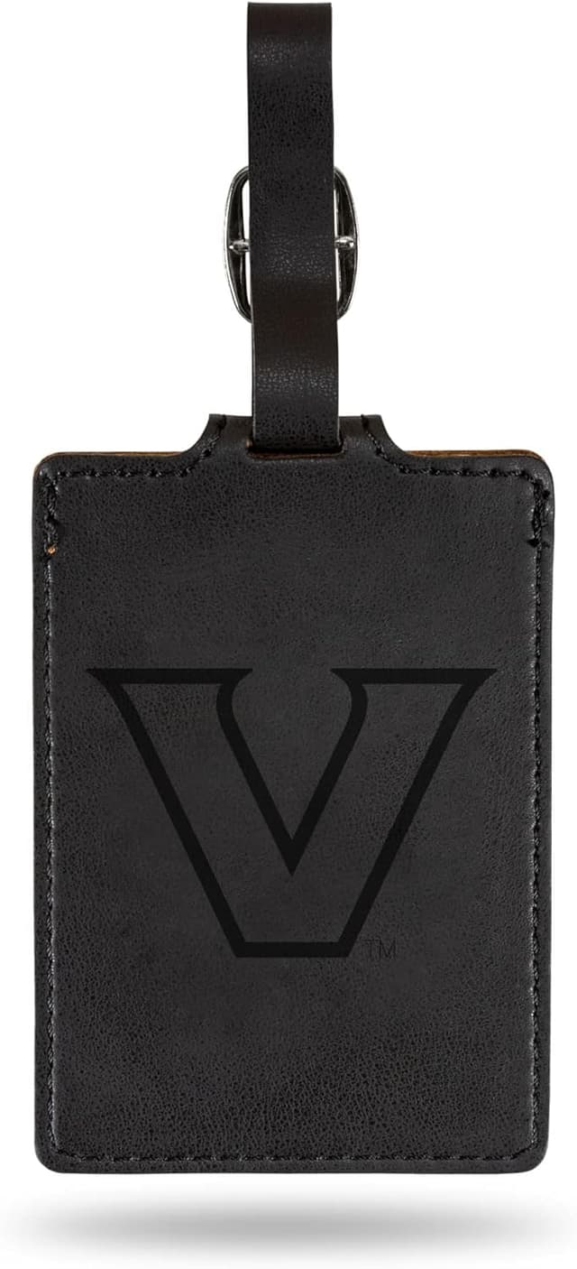 Detalle 2 de NCAA Rico Industries Alabama Crimson Tide Laser Engraved Ultra Suede Luggage Tag (Includes ID Card)