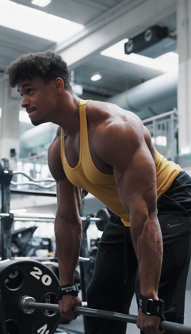 Detalle 2 de Fitgriff Elite Straps Lifting Wrist Straps with Rubber Grips (Anti-Slip) for Gym & Weightlifting