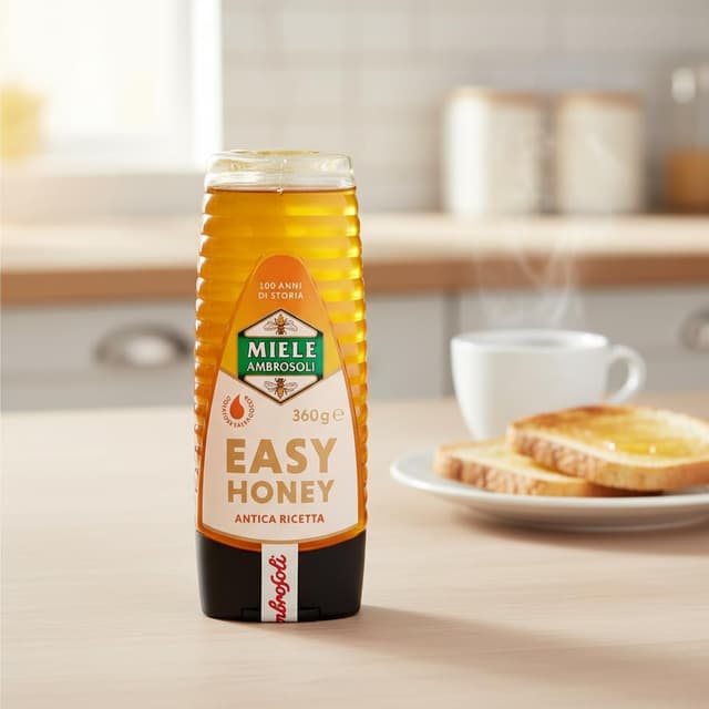 Thumbnail 6 de Ambrosoli Easy Honey 360 g – miele in flacone squeeze con dosatore salvagoccia