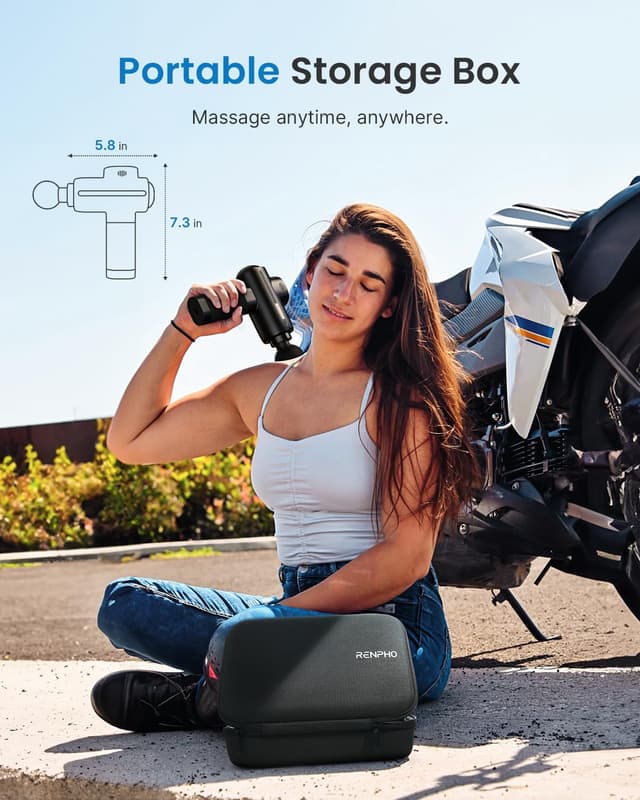 Thumbnail 4 de RENPHO Massage Gun 3200 RPM deep tissue massager