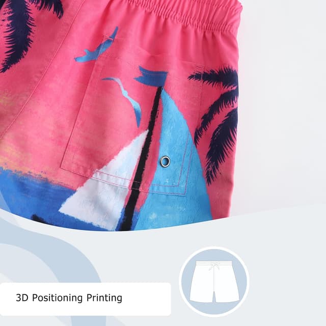 Detalle de Aisyee Jungen Badehose Kinder: schnell trocknende Badeshorts für 5–14 Jahre