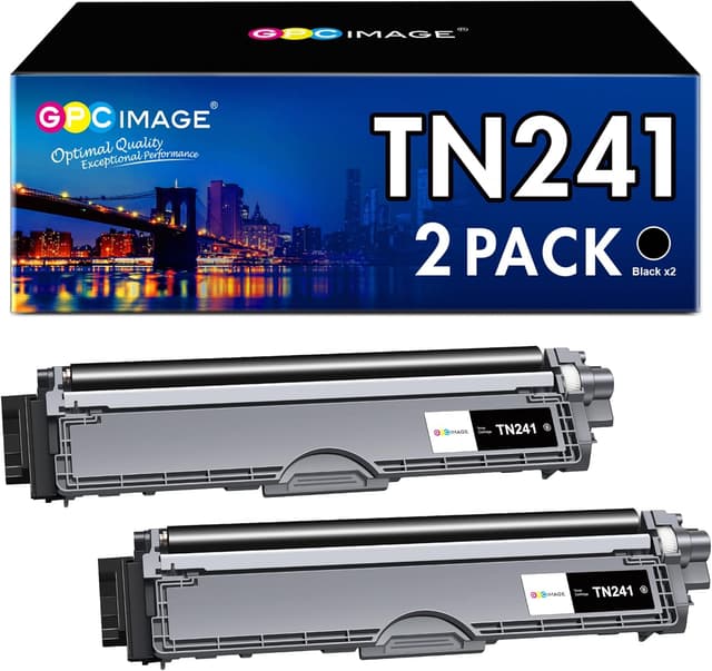 Detalle de GPC Image TN-241 Black Toner Cartridges 2-Pack