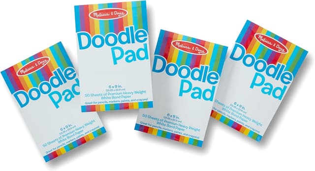 Imagen de Melissa & Doug Drawing Paper Pad 6 x 9 inches 🖍 en OfertitasTOP