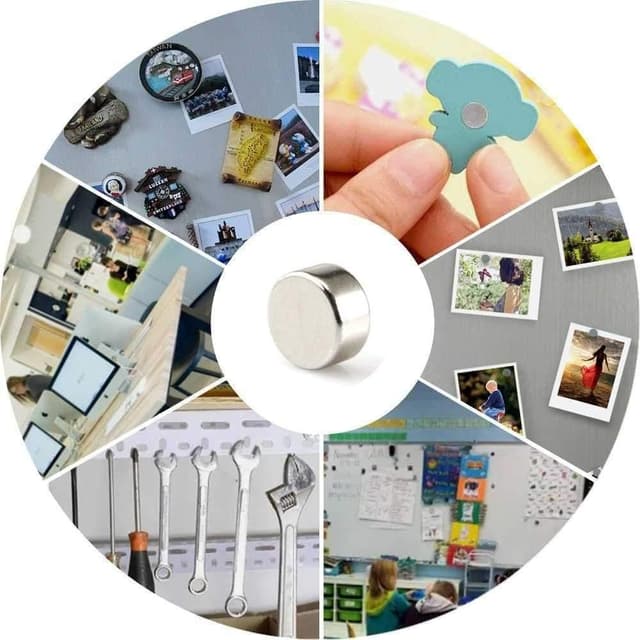 Thumbnail 6 de Yizhet 100 PCS 8x1mm Neodymium Magnets (N45) for Arts, Crafts, Home & Office