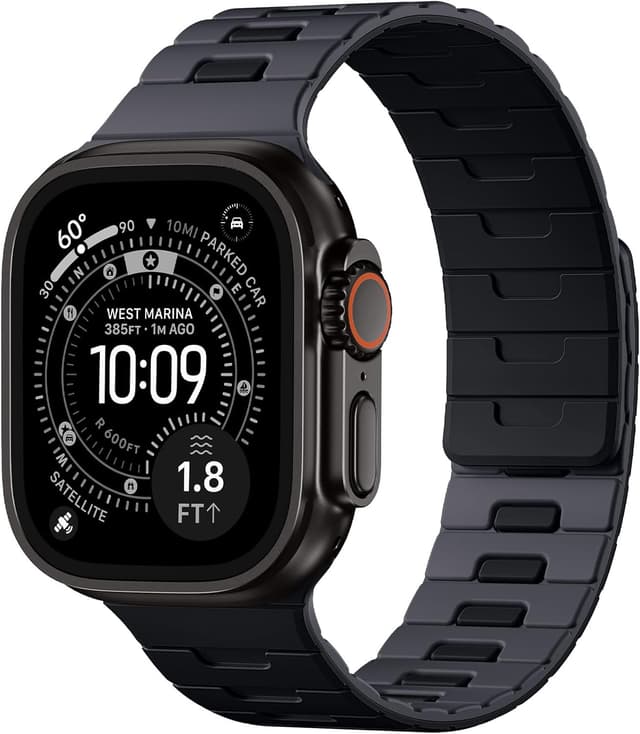 Detalle de Bandletic magnetic Apple Watch strap, 49mm