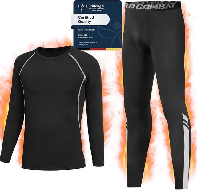 Thumbnail 5 de Qyibleri Kids Base Layer Football Skins Set for Boys 🧒⛹