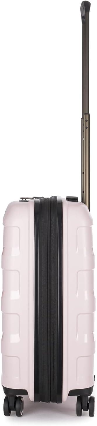 Detalle 2 de Stratic Straw Hartschalen-Koffer Trolley „Straw +“ (Größe S) mit TSA-Schloss, 4 Rollen, erweiterbar, Rose