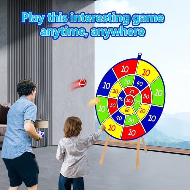 Thumbnail 5 de Weaqen Kinder-Dartboard 26 Zoll Montessori-Spielzeug