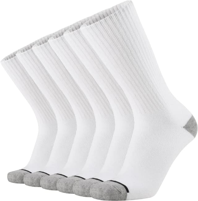 Detalle de ONKE Extra-Heavy Full-Foot Crew Work Socks with Steel-Toe Reinforced Cushioning (Men’s Sizes 9–15)