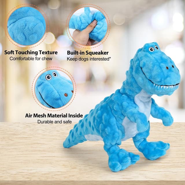 Thumbnail 2 de IOKHEIRA Squeaky Tyrannosaurus Dog Toy