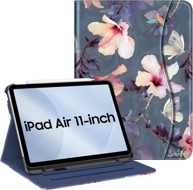 Detalle de FINTIE Case for iPad Air 11-inch (M4 2026 / M3 2025 / M2 2024) – Multi-Angle folio cover with pencil holder & pocket