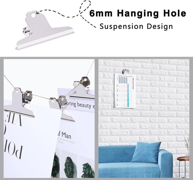 Thumbnail 4 de GUOKOFF Bulldogge Clips 160 mm 12 Stück