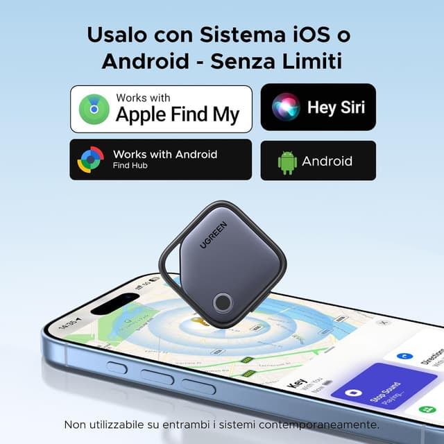 Thumbnail 1 de UGREEN FineTrack Duo localizzatore Bluetooth 4 pezzi