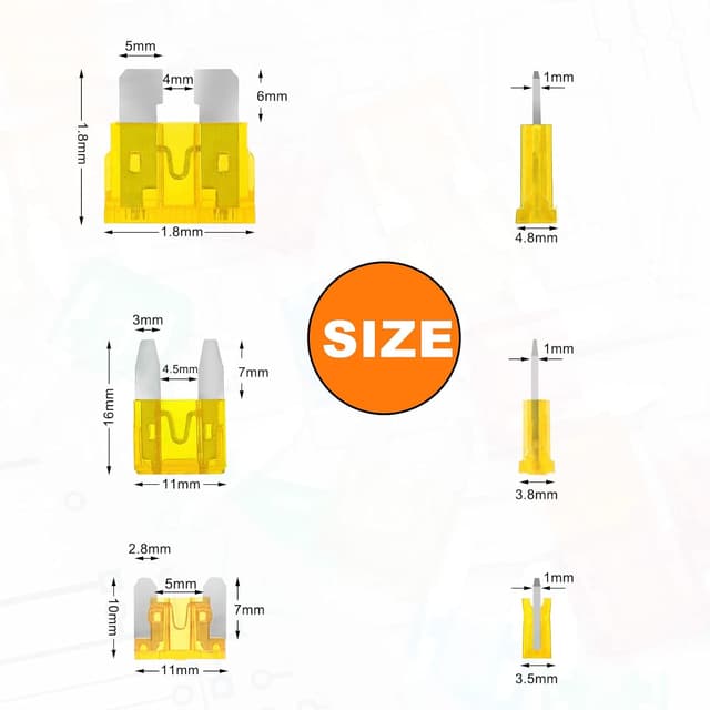 Thumbnail 3 de GIZGA 330PCS Kfz Sicherungen Autosicherungen