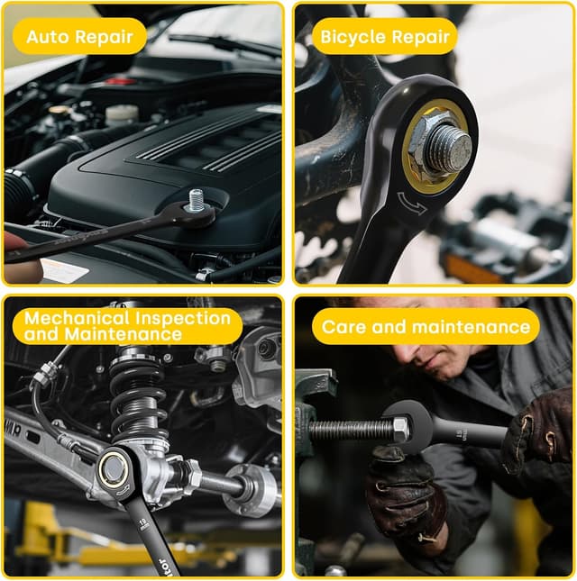 Detalle 2 de Enventor 14PCS Ratchet Spanner Set (Metric) 6–19mm with Carry Case