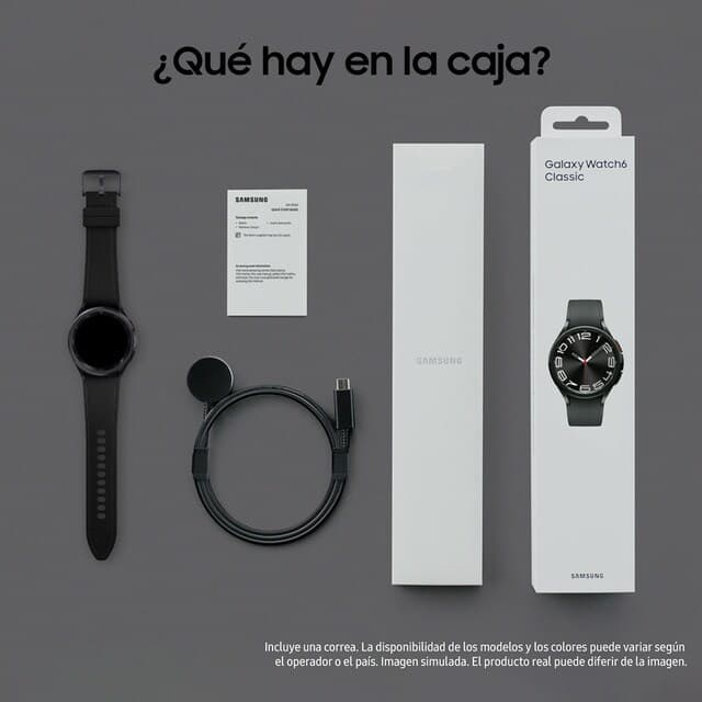 Thumbnail 5 de Samsung Galaxy Watch6 Classic 43mm Negro LTE