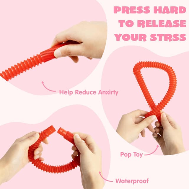 Thumbnail 2 de JOYIN 28 Packs Valentines Pop Tubes with Cards