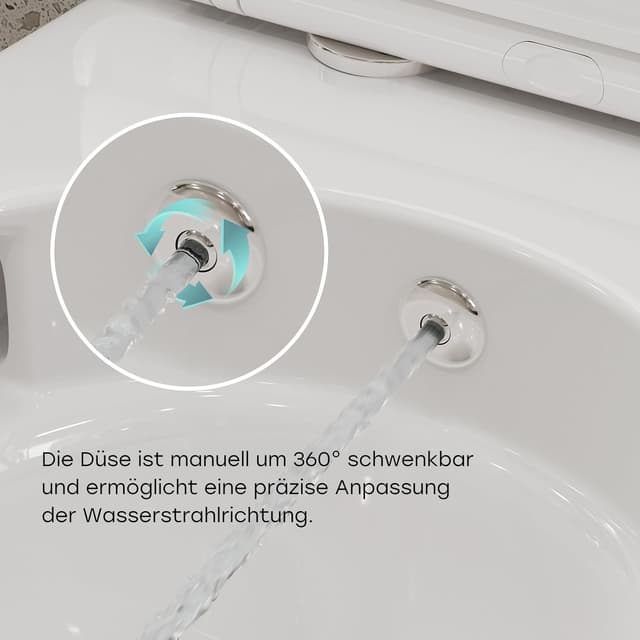 Detalle 2 de HOROW Dusch WC 49×36×36cm 🚽