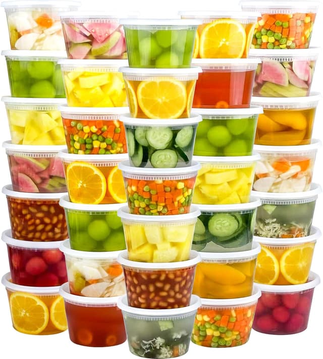 Imagen de Dipoo 60 Sets 16 oz Deli Containers, Leak-Proof 🍱 en OfertitasTOP