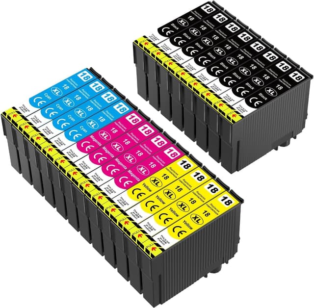 Detalle de Skydo 18XL Cartucce inchiostro 20‑pack 🖨