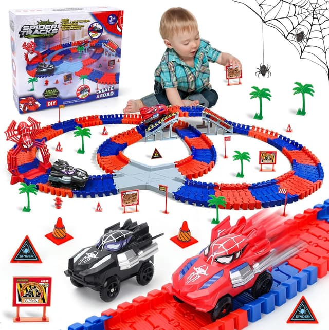 Detalle de Spider Construction Race Track Set 212pcs