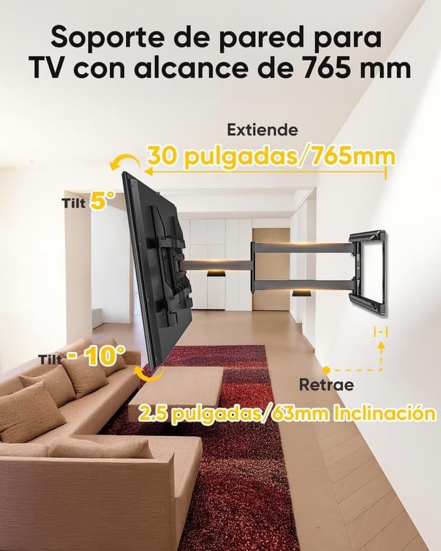 Thumbnail 6 de FORGING MOUNT Soporte TV brazo 765 mm 37-75