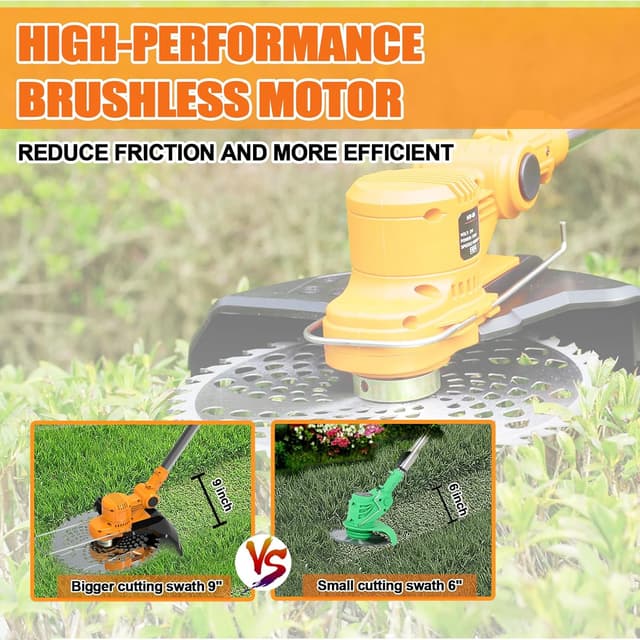 Detalle de Akku-Rasentrimmer 21 V mit 4,0 Ah