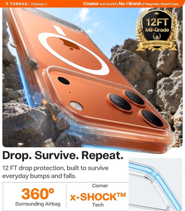 Thumbnail 1 de TORRAS Stand for iPhone 17 Pro Max