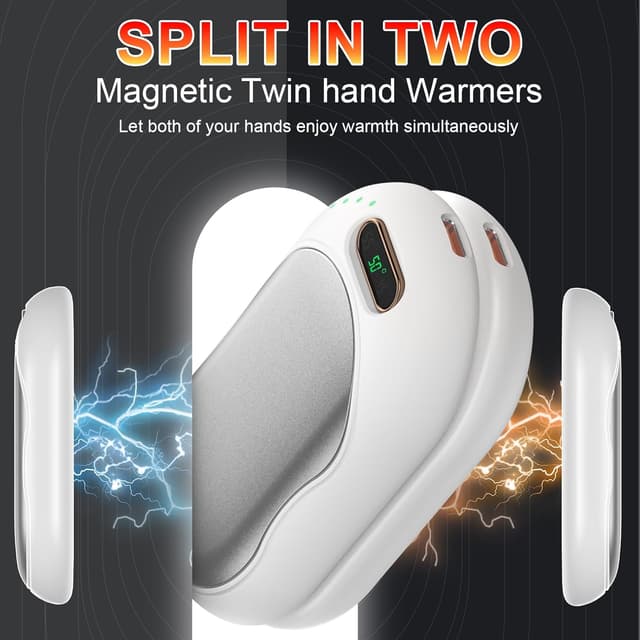 Thumbnail 1 de Scaldamani Ricaricabile 5000mAh Scaldamani Elettrico 3 Livelli