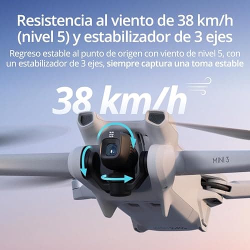 Detalle de DJI Mini 3 dron 4K HDR con 38 min