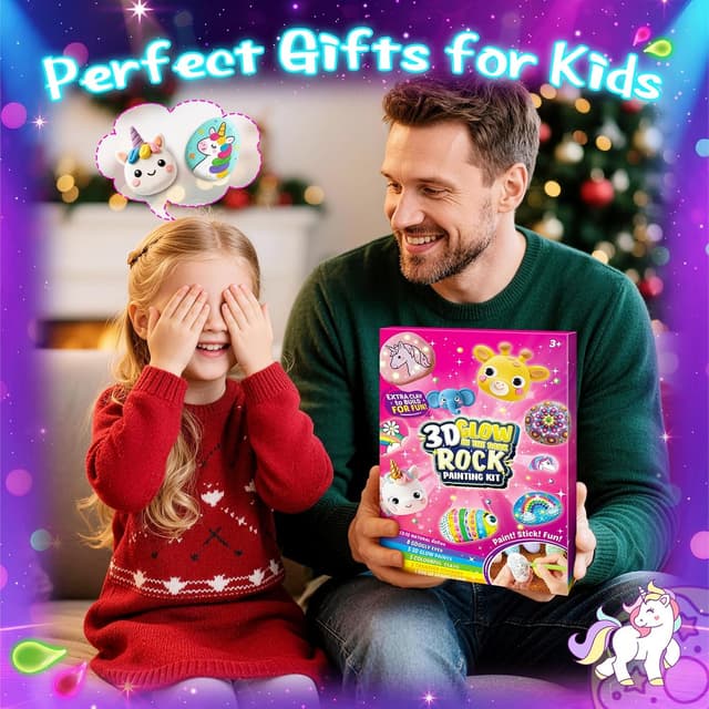 Thumbnail 6 de Unicornios para niñas piedras para pintar