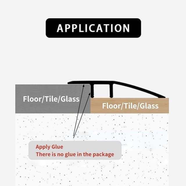 Thumbnail 2 de Aluminum Floor Transition Strip 0.9m