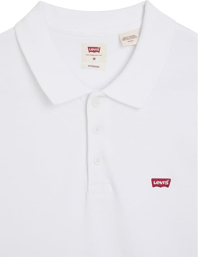 Thumbnail 4 de Levi's Housemark Polo Hombre, True White 🌟