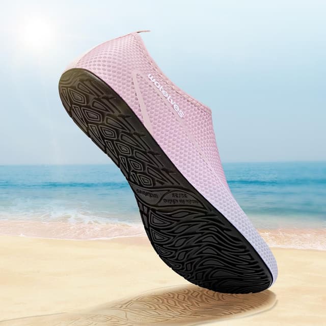 Detalle 2 de Swim Water Shoes Aqua Socks Barefoot mesh water shoes with non-slip rubber sole