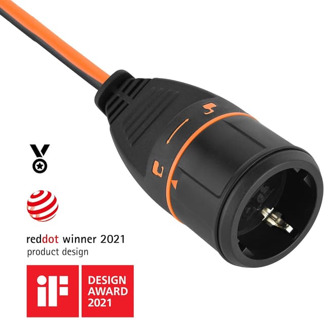 Thumbnail 6 de Electraline 49237 Avvolgicavo con Prolunga Elettrica da Giardino 25M