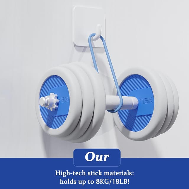 Detalle de Aikzik Handtuchhalter 6er Set ohne Bohren