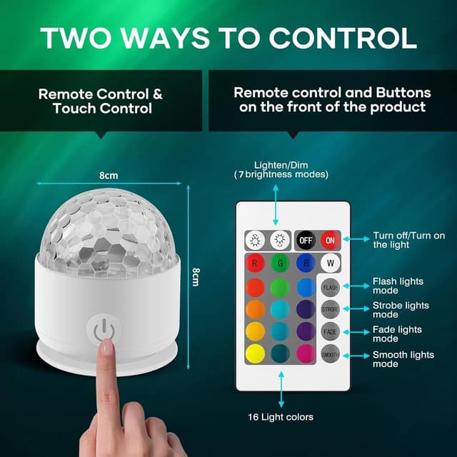 Thumbnail 4 de Fokky Sternenhimmel Projektor 8×8×8 cm 🌌