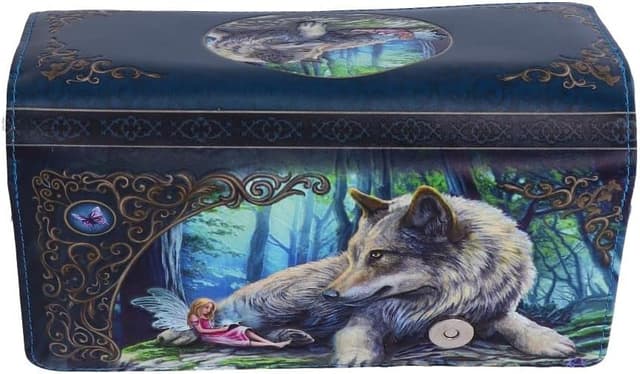 Detalle de Nemesis Now Lisa Parker Fairy Stories embossed purse (18.5cm) – multi-coloured PU cash & cards wallet