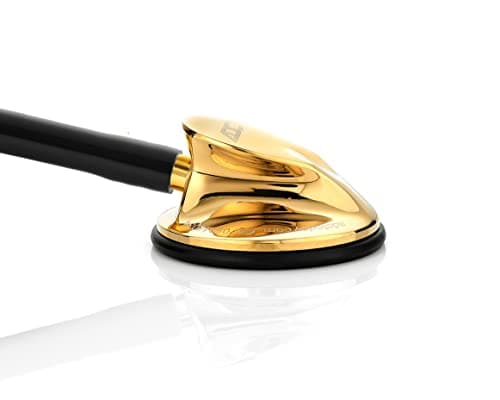 Thumbnail 1 de ADC Adscope 600 estetoscopio multifrecuencia platino oro/negro 🩺