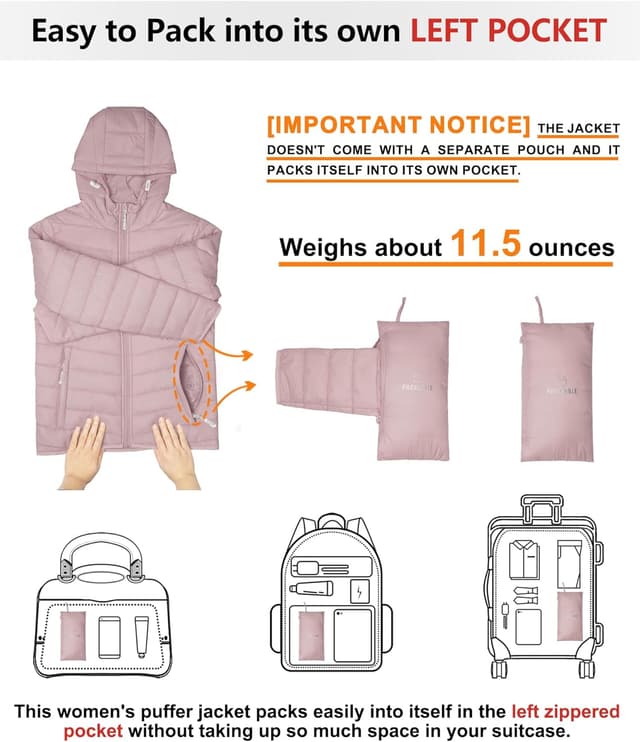 Detalle de Outdoor Ventures puffer jacket for women