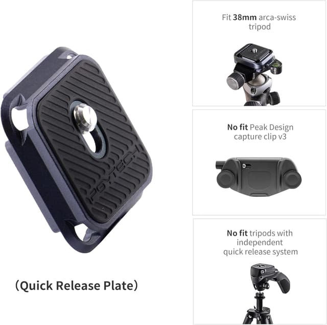 Thumbnail 2 de PGYTECH Placa Liberación Rápida Arca-Swiss 38 mm