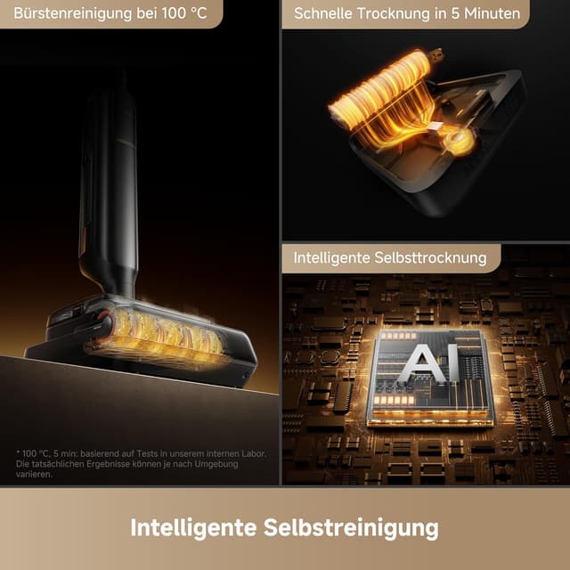 Thumbnail 6 de Mova M50 Ultra Nass- und Trockensauger mit Roboterarm, 22.000 Pa und faltbarem/ausziehbarem Griff