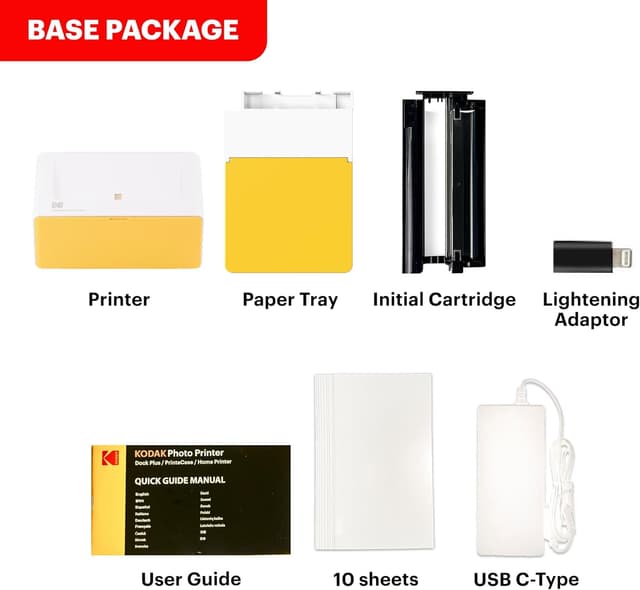 Thumbnail 6 de KODAK Dock Plus 4PASS 4x6 instant photo printer