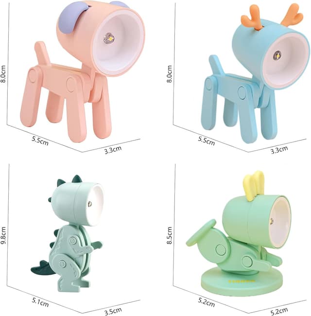 Thumbnail 5 de Vercico Tier Nachtlicht Set mit 4 Teilen