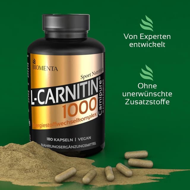 Thumbnail 5 de BIOMENTA Carnipure L-Carnitin 180 Kapseln đ