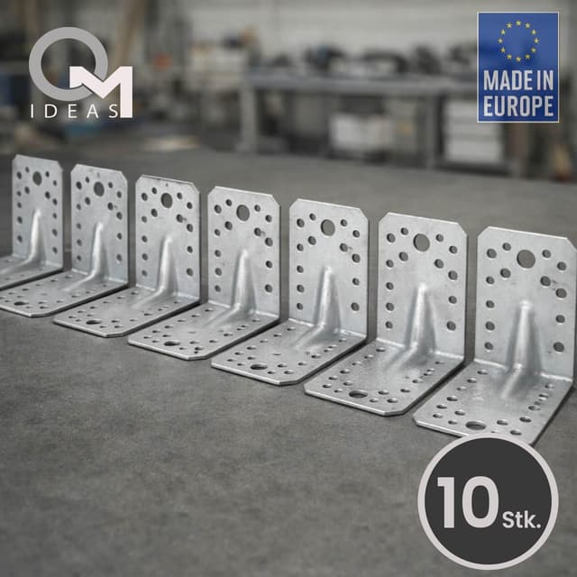 Detalle de OMIDEAS Winkelverbinder mit Sicke 90 x 90